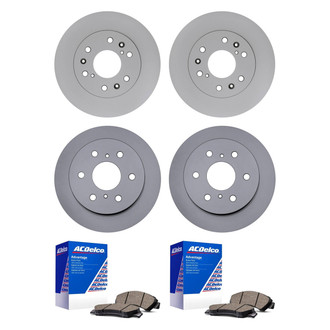 ACDelco® - Silver™ Front and Rear Brake Kit with Ceramic Pads