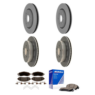 ACDelco® - Silver™ Front and Rear Brake Kit with Ceramic Pads