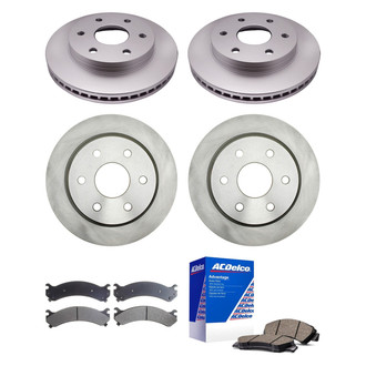 ACDelco® - Silver™ Front and Rear Brake Kit with Ceramic Pads