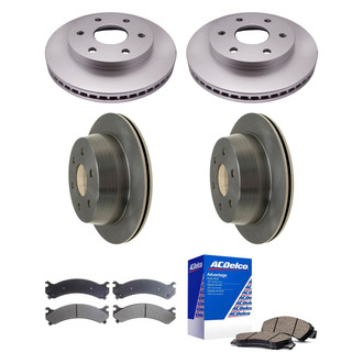 ACDelco® - Silver™ Front and Rear Brake Kit with Ceramic Pads