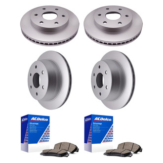 ACDelco® - Silver™ Front and Rear Brake Kit with Ceramic Pads