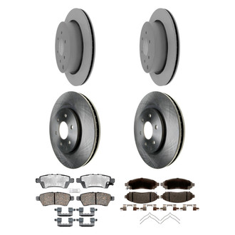 ACDelco® - Silver™ Brake Kit with Ceramic Pads