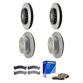 ACDelco® - Silver™ Front and Rear Brake Kit with Ceramic Pads