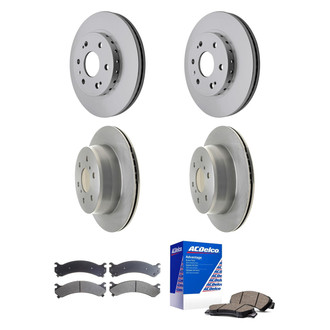 ACDelco® - Silver™ Front and Rear Brake Kit with Ceramic Pads