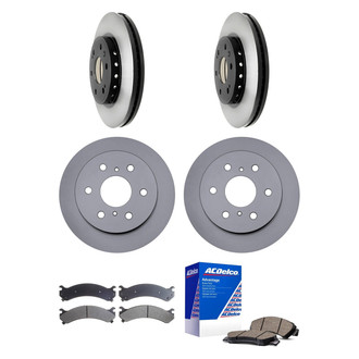 ACDelco® - Silver™ Front and Rear Brake Kit with Ceramic Pads