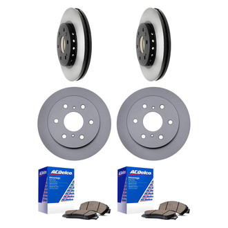 ACDelco® - Silver™ Front and Rear Brake Kit with Ceramic Pads