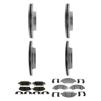 ACDelco® - Silver™ Brake Kit with Ceramic Pads