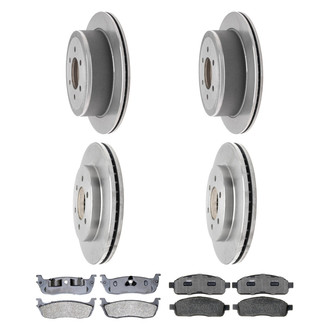 ACDelco® - Silver™ Brake Kit with Semi-Metallic Pads