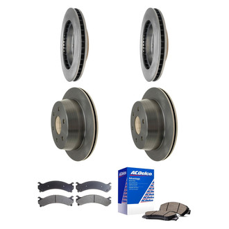 ACDelco® - Silver™ Front and Rear Brake Kit with Ceramic Pads
