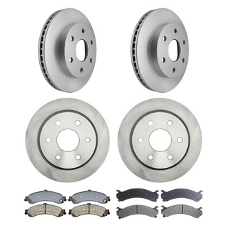 ACDelco® - Silver™ Front and Rear Brake Kit with Ceramic Pads