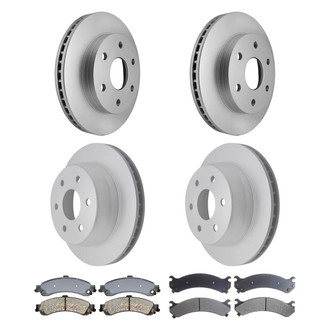 ACDelco® - Silver™ Front and Rear Brake Kit with Ceramic Pads