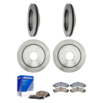ACDelco® - Silver™ Front and Rear Brake Kit with Ceramic Pads