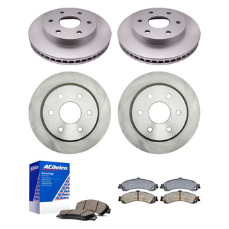 ACDelco® - Silver™ Front and Rear Brake Kit with Ceramic Pads