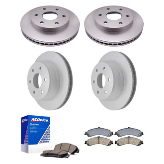 ACDelco® - Silver™ Front and Rear Brake Kit with Ceramic Pads