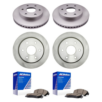 ACDelco® - Silver™ Front and Rear Brake Kit with Ceramic Pads
