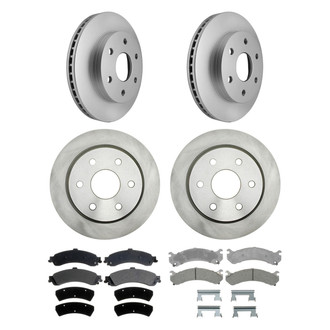 ACDelco® - Silver™ Front and Rear Brake Kit with Semi-Metallic Pads