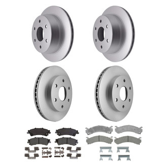 ACDelco® - Silver™ Front and Rear Brake Kit with Semi-Metallic Pads