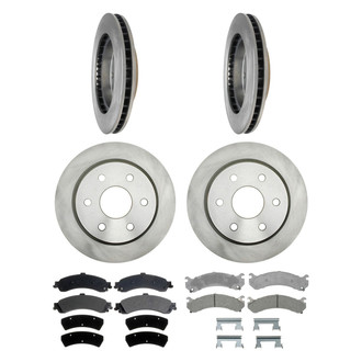 ACDelco® - Silver™ Front and Rear Brake Kit with Semi-Metallic Pads