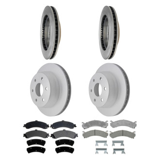 ACDelco® - Silver™ Front and Rear Brake Kit with Semi-Metallic Pads