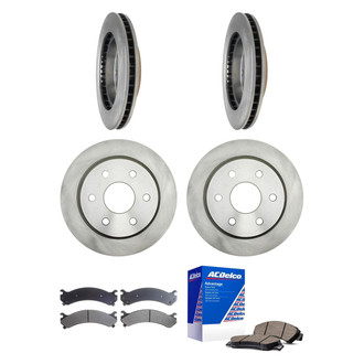 ACDelco® - Silver™ Front and Rear Brake Kit with Ceramic Pads