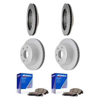 ACDelco® - Silver™ Front and Rear Brake Kit with Ceramic Pads