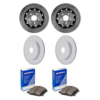 ACDelco® - Gold™ Front and Rear Brake Kit with Ceramic Pads