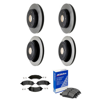 ACDelco® - Gold™ Front and Rear Brake Kit with Semi-Metallic Pads