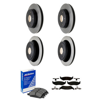 ACDelco® - Gold™ Front and Rear Brake Kit with Semi-Metallic Pads