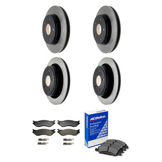 ACDelco® - Gold™ Front and Rear Brake Kit with Semi-Metallic Pads