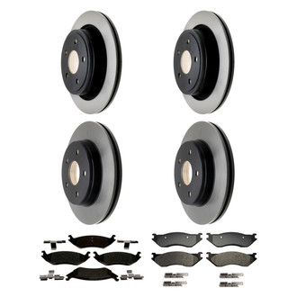 ACDelco® - Gold™ Front and Rear Brake Kit with Semi-Metallic Pads