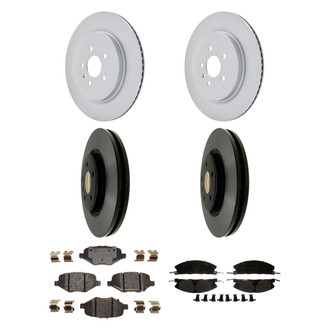 ACDelco® - Gold™ Brake Kit with Semi-Metallic Pads
