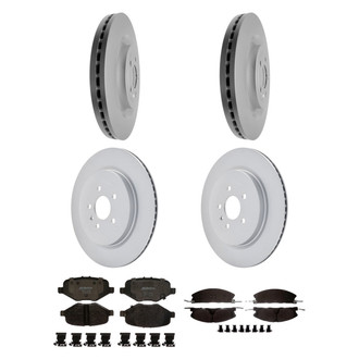 ACDelco® - Gold™ Front and Rear Brake Kit with Semi-Metallic Pads