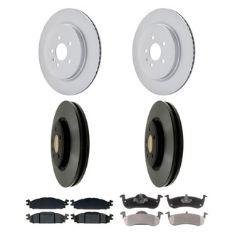 ACDelco® - Gold™ Front and Rear Brake Kit with Semi-Metallic Pads