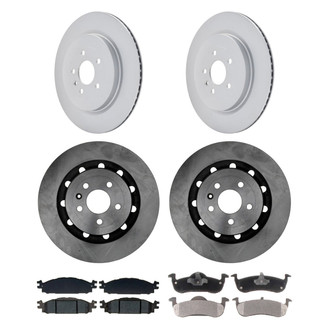 ACDelco® - Gold™ Front and Rear Brake Kit with Semi-Metallic Pads