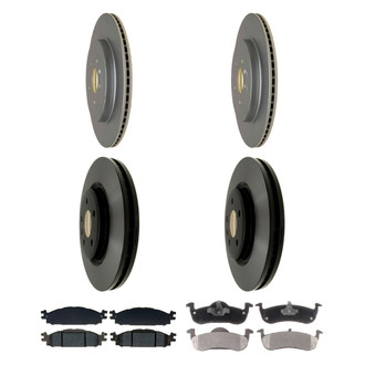 ACDelco® - Gold™ Front and Rear Brake Kit with Semi-Metallic Pads