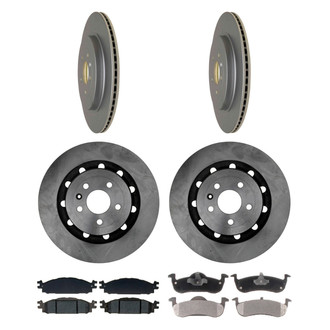 ACDelco® - Gold™ Front and Rear Brake Kit with Semi-Metallic Pads