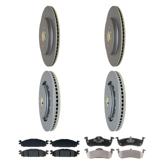 ACDelco® - Gold™ Front and Rear Brake Kit with Semi-Metallic Pads