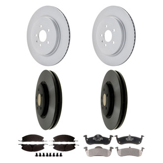 ACDelco® - Gold™ Front and Rear Brake Kit with Semi-Metallic Pads