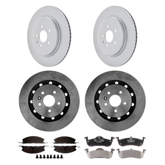 ACDelco® - Gold™ Front and Rear Brake Kit with Semi-Metallic Pads