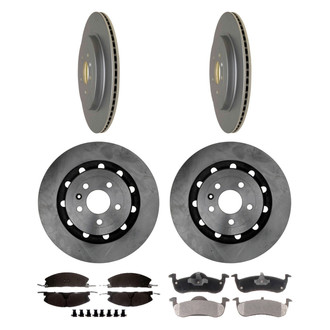 ACDelco® - Gold™ Front and Rear Brake Kit with Semi-Metallic Pads