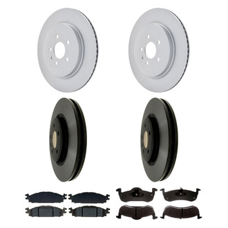 ACDelco® - Gold™ Front and Rear Brake Kit with Semi-Metallic Pads