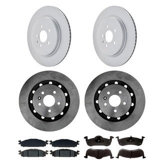 ACDelco® - Gold™ Front and Rear Brake Kit with Semi-Metallic Pads