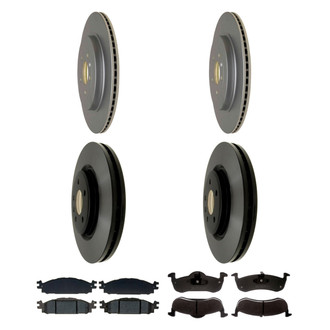 ACDelco® - Gold™ Front and Rear Brake Kit with Semi-Metallic Pads