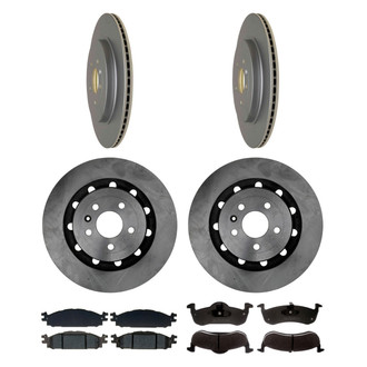 ACDelco® - Gold™ Front and Rear Brake Kit with Semi-Metallic Pads