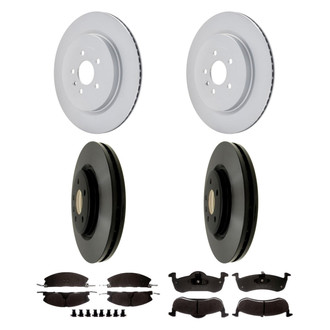 ACDelco® - Gold™ Front and Rear Brake Kit with Semi-Metallic Pads