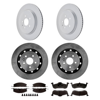 ACDelco® - Gold™ Front and Rear Brake Kit with Semi-Metallic Pads
