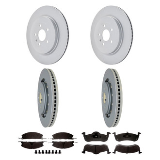 ACDelco® - Gold™ Front and Rear Brake Kit with Semi-Metallic Pads