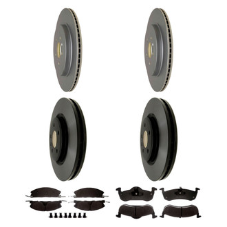 ACDelco® - Gold™ Front and Rear Brake Kit with Semi-Metallic Pads