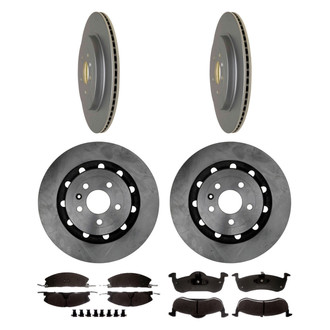 ACDelco® - Gold™ Front and Rear Brake Kit with Semi-Metallic Pads