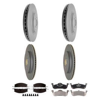 ACDelco® - Gold™ Front and Rear Brake Kit with Semi-Metallic Pads